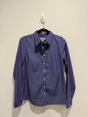 Banana Republic Blue Button-up Shirt - Size 12-14